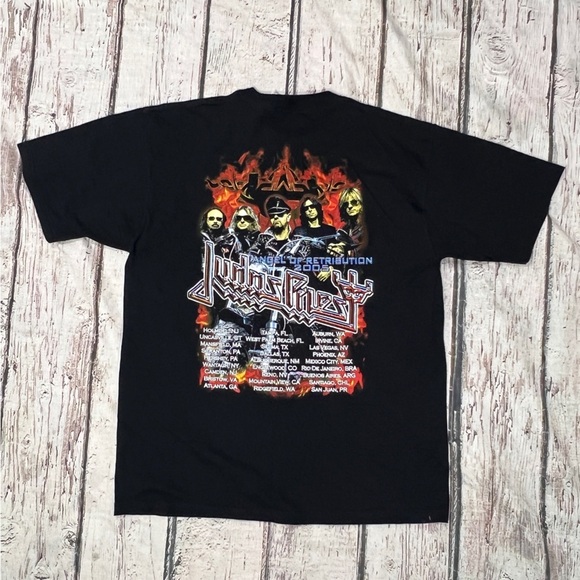 Judas Priest Angel of Retribution 2006 Heavy Metal Rock n' Roll Tshirt - Picture 2 of 6